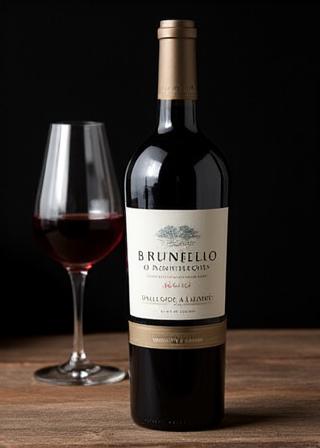 Bottiglia di Brunello di Montalcino